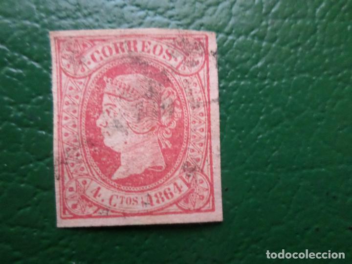 Sellos: .1864, isabel II, edifil 64 - Foto 1