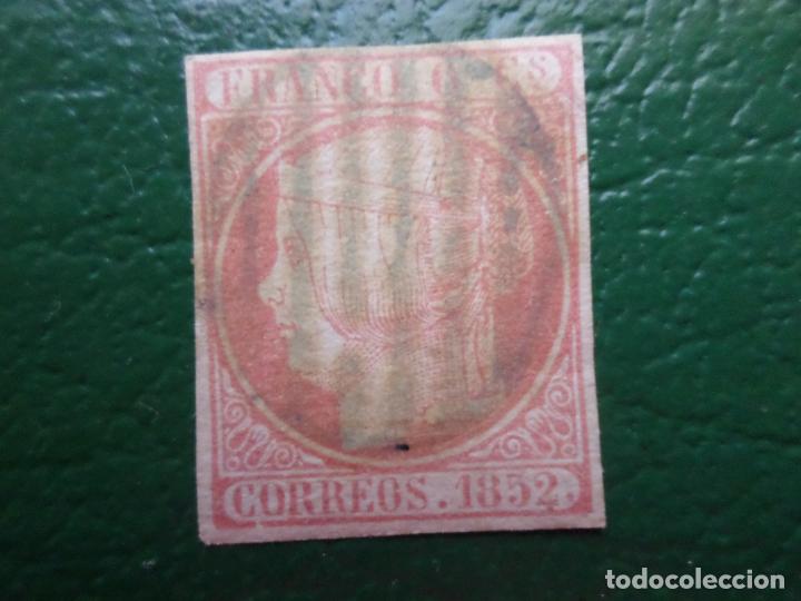 Sellos: 1852, isabel II, edifil 12 - Foto 1