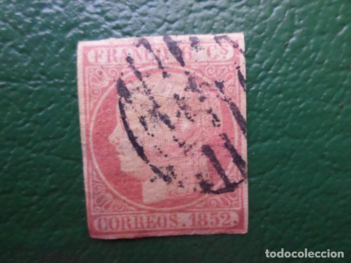 Sellos: 1852, isabel II, edifil 12 - Foto 1
