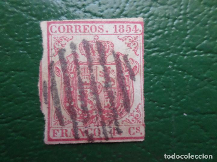 Sellos: 1854, escudo de espa&ntilde;a. edifil 33 - Foto 1