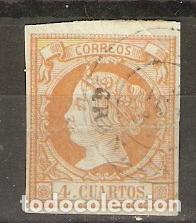 Sellos: 1860 ISABEL II EDIFIL 52&ordm; - Foto 1