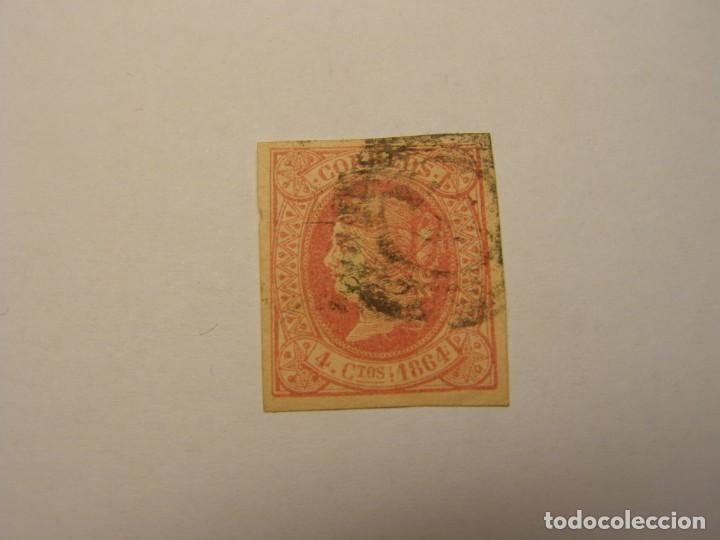 Sellos: Sello Isabel II, a&ntilde;o 1864. - Foto 1