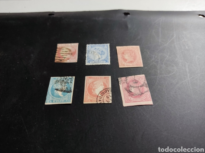 Sellos: Sellos Espa&ntilde;a usados Isabel ll - Foto 1