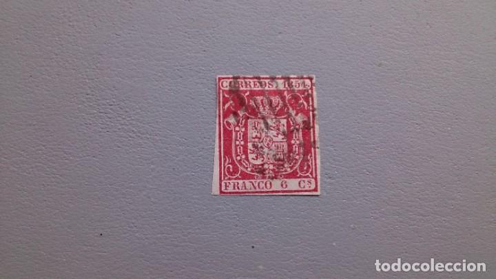 Sellos: ESPA&Ntilde;A - 1854 - ISABEL II - EDIFIL 24 - Foto 1