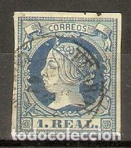 Sellos: 1860 ISABEL II EDIFIL 55&ordm; USADO - Foto 1