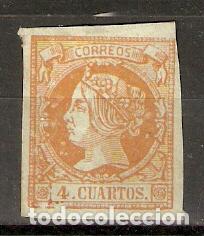Sellos: 1860 ISABEL II EDIFIL 52* NUEVO - Foto 1