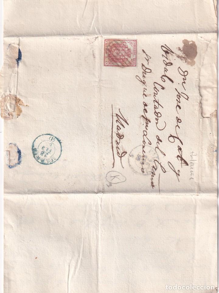 Sellos: Carta 1854 Palencia - Foto 1
