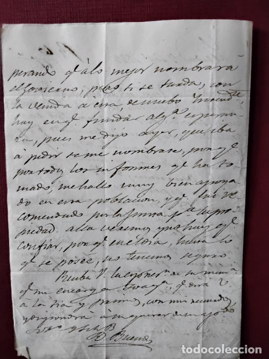 Sellos: circulada Y ESCRITA 1843 de lleida a tarragona - Foto 3