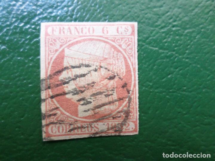Sellos: 1852, isabel II, edifil 12 - Foto 1