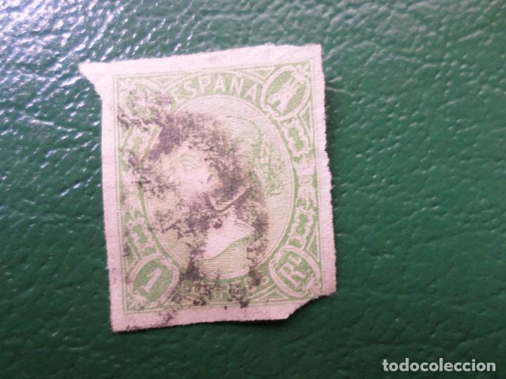 Sellos: 1865, isabel II, edifil 72 - Foto 1