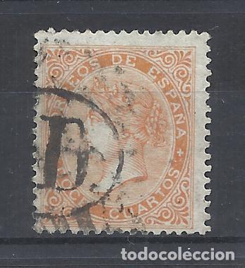 Sellos: isabel II edifil 89 A MATASELLO FRANCES - Foto 1