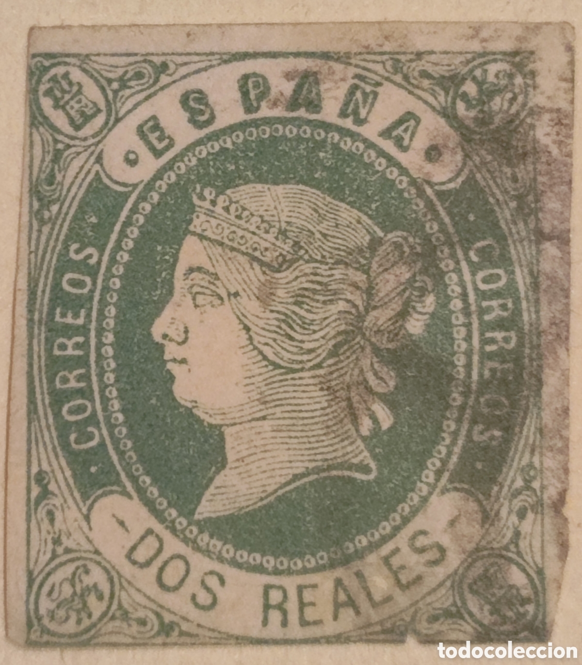 Sellos: Espa&ntilde;a 2 reales 1862 - Foto 1