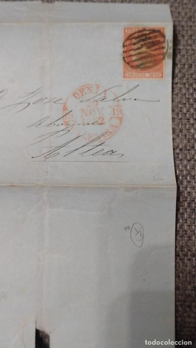 Sellos: Envoltorio 1852 Valencia - Foto 2