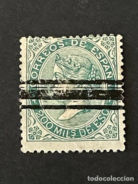 Sellos: Isabel II, Barrado, 1868, Edifil 99S - Foto 1