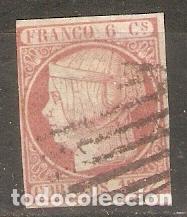 Sellos: 1852 ISABEL II EDIFIL 12&ordm; USADO - Foto 1