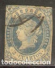 Sellos: 1862 ISABEL II EDIFIL 57&ordm; USADO - Foto 1