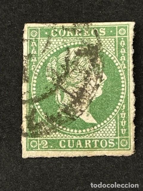 Sellos: Isabel II, 1855, Edifil 47, usado - Foto 1