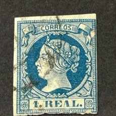 Sellos: ISABEL II, 1860-1861, EDIFIL 55, USADO. Lote 399779929