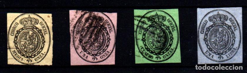 Sellos: Espa&ntilde;a n&ordm; 35/8. A&ntilde;o 1855 - Foto 1