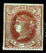 Sellos: Espa&ntilde;a n&ordm; 67. A&ntilde;o 1864 - Foto 1