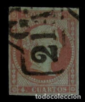 Sellos: Edifil 40. marca de la central, certificado de Madrid. - Foto 1
