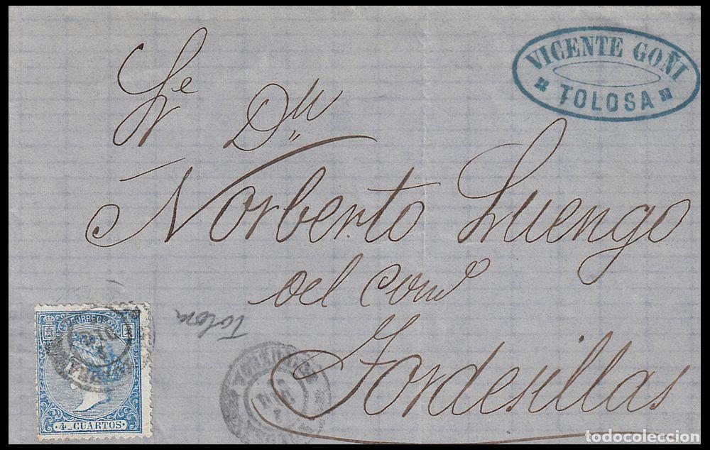 Sellos: 81-TOLOSA-TORDESILLAS - Foto 1