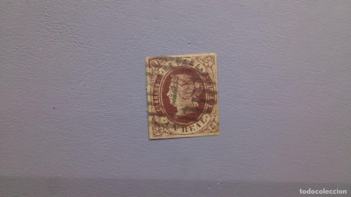 Sellos: ESPA&Ntilde;A - 1862 - ISABEL II - EDIFIL 61 - Foto 1