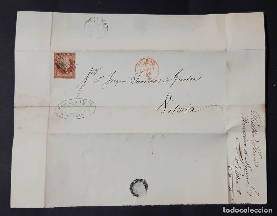Sellos: 1856, Bilbao Vitoria, M&aacute;ximo de Aguirre - Foto 2