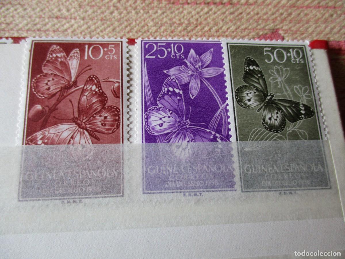 Sellos: ESPA&Ntilde;A-GUINEA 1956 SERIE COMPLETA NUEVO - Foto 1