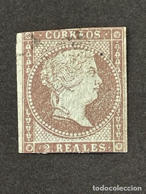 Sellos: Isabel II, 1855, Edifil 42, usado - Foto 1