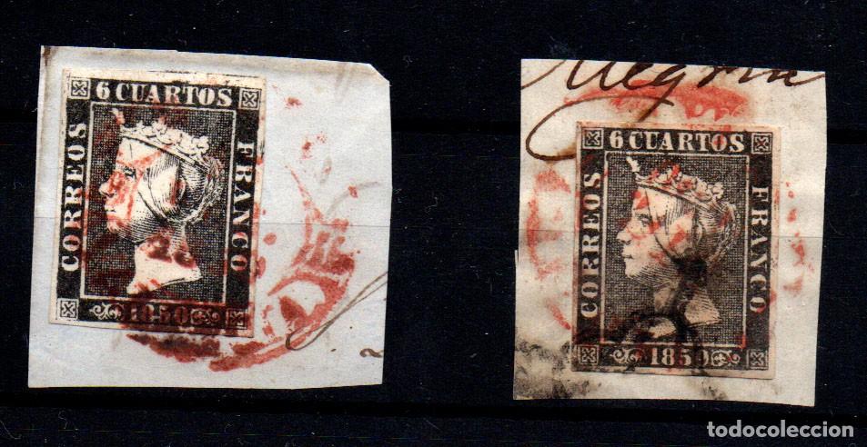 Sellos: Espa&ntilde;a n&ordm; 1, 1A. A&ntilde;o 1850 - Foto 1