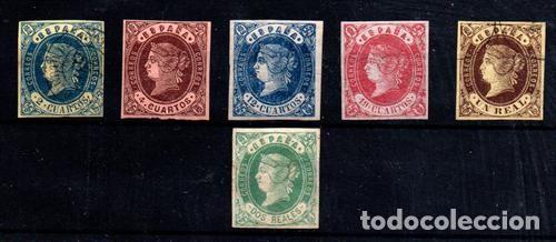 Sellos: Espa&ntilde;a n&ordm; 57/62. A&ntilde;o 1862 - Foto 1