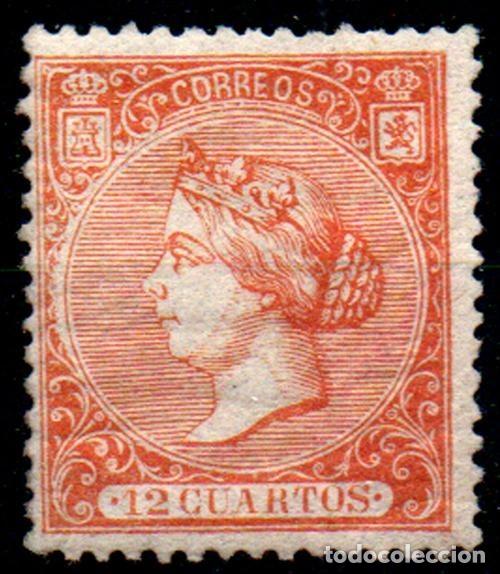 Sellos: Espa&ntilde;a n&ordm; 82. A&ntilde;o 1866 - Foto 1