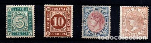 Sellos: Espa&ntilde;a n&ordm; 93/6. A&ntilde;o 1867 - Foto 1