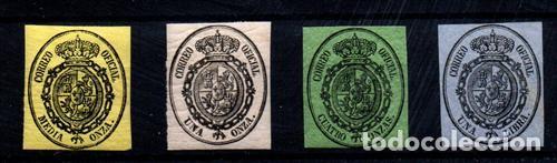 Sellos: Espa&ntilde;a n&ordm; 35/8. A&ntilde;o 1855 - Foto 1