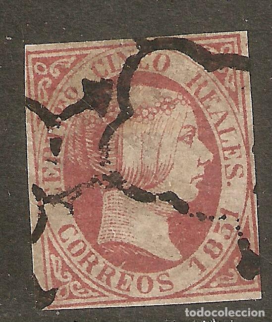 Sellos: ISABEL II 1851 EDIFIL 9 USADO - Foto 1
