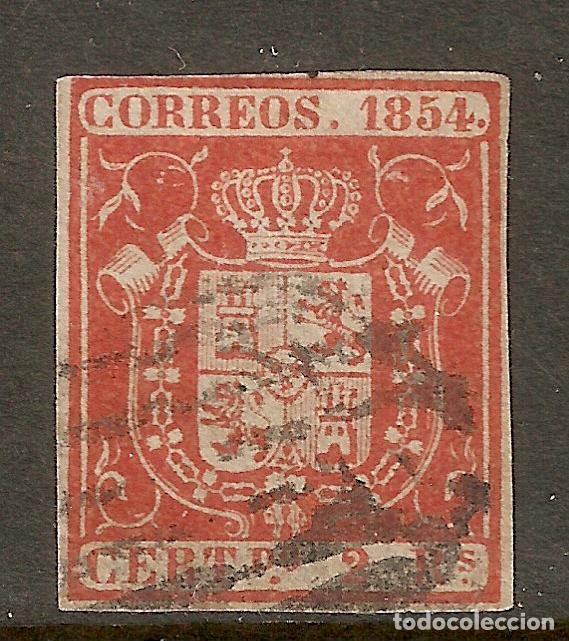 Sellos: ISABEL II 1854 EDIFIL 25 USADO - Foto 1