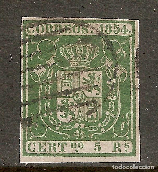 Sellos: ISABEL II 1854 EDIFIL 26 USADO - Foto 1