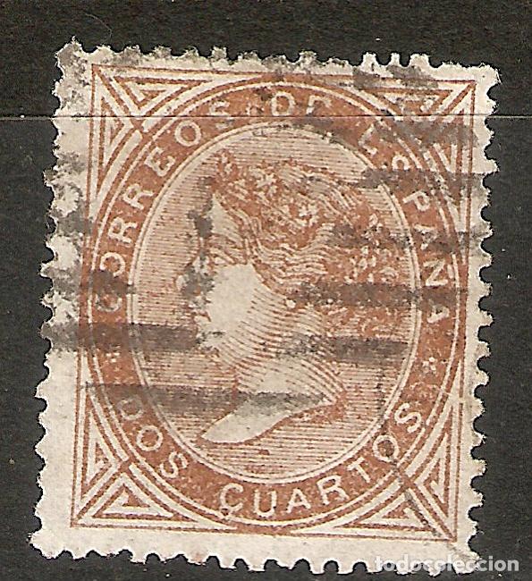 Sellos: 1867 ISABEL II EDIFIL 87&ordm; USADO - Foto 1
