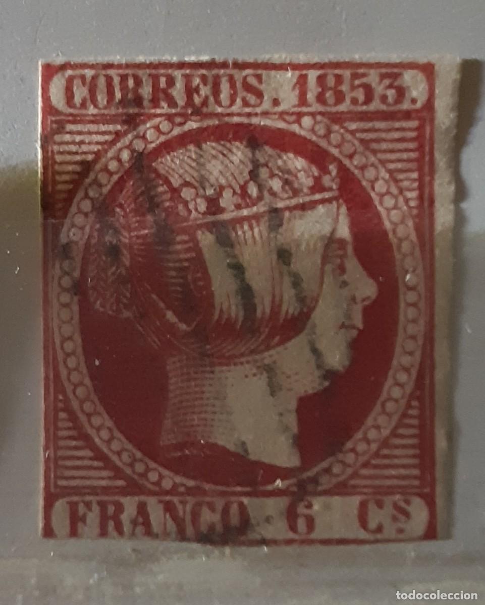 Sellos: ESPA&Ntilde;A, 1853. - Foto 1