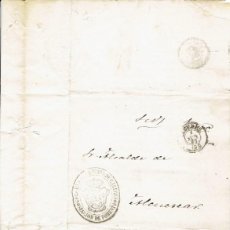 Sellos: FA1447. HISTORIA POSTAL. 1867, 1 DE JUNIO. CIRCULAR DE CÁCERES A ALCUESCAR