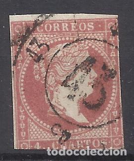 Sellos: isabel II RUEDA CARRETA 43 SANTANDER - Foto 1