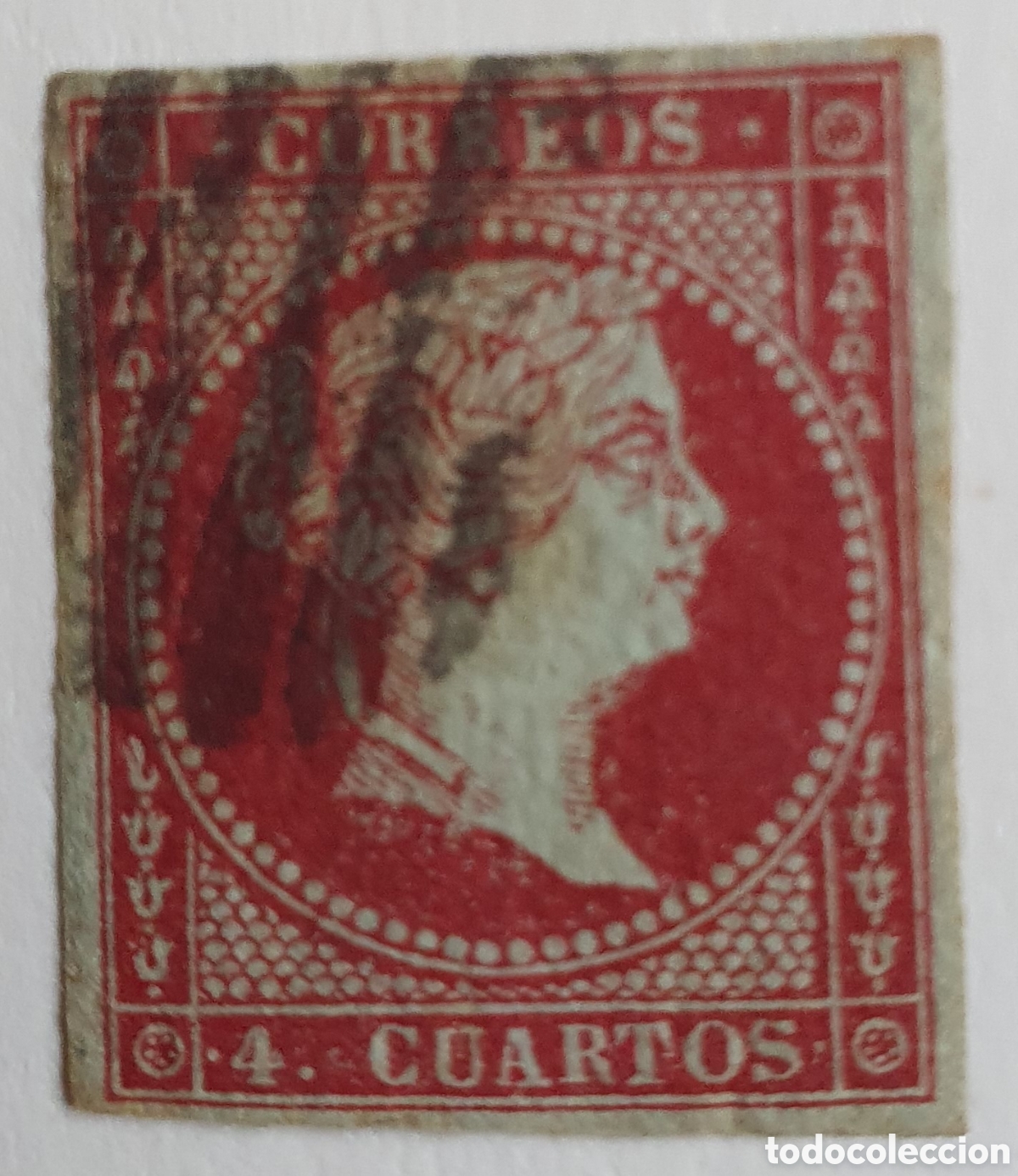 Sellos: ESPA&Ntilde;A 1855 EDIFIL 40 Y 42 - Foto 2