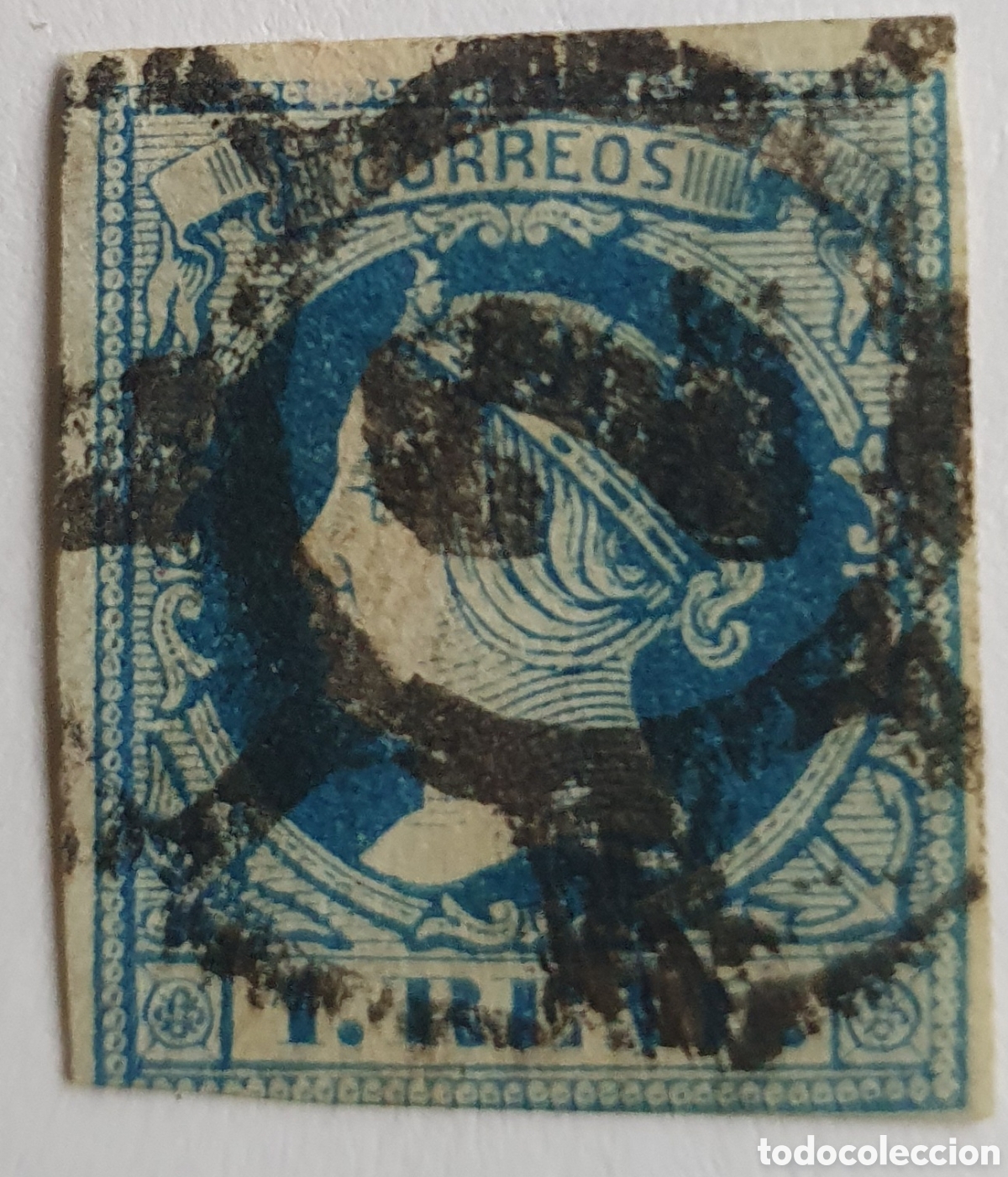 Sellos: ESPA&Ntilde;A 1860-1861 EDIFIL 52 Y 55 - Foto 4