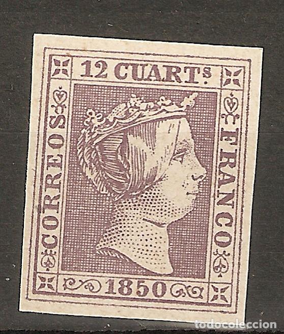 Sellos: 1850 EDIFIL 2* NUEVO FALSO - Foto 1
