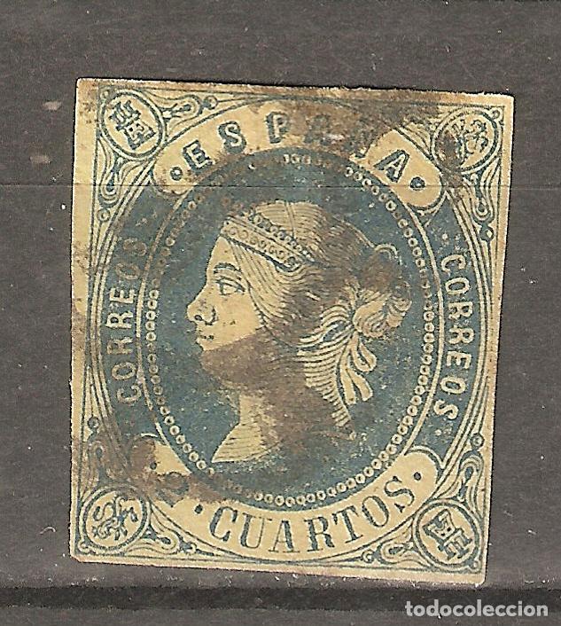 Sellos: 1862 ISABEL II EDIFIL 57&ordm; USADO - Foto 1