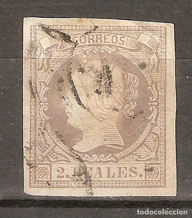 Sellos: 1861 ISABEL II EDIFIL 56&ordm; USADO - Foto 1
