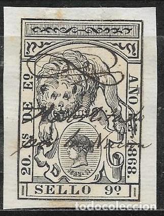 Sellos: SELLO FISCAL, 1868 - Foto 1