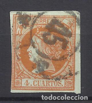Sellos: isabel II RUEDA CARRETA 45 SORIA - Foto 1