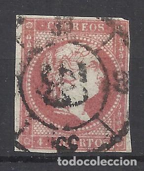 Sellos: isabel II RUEDA CARRETA 39 PONTEVEDRA - Foto 1